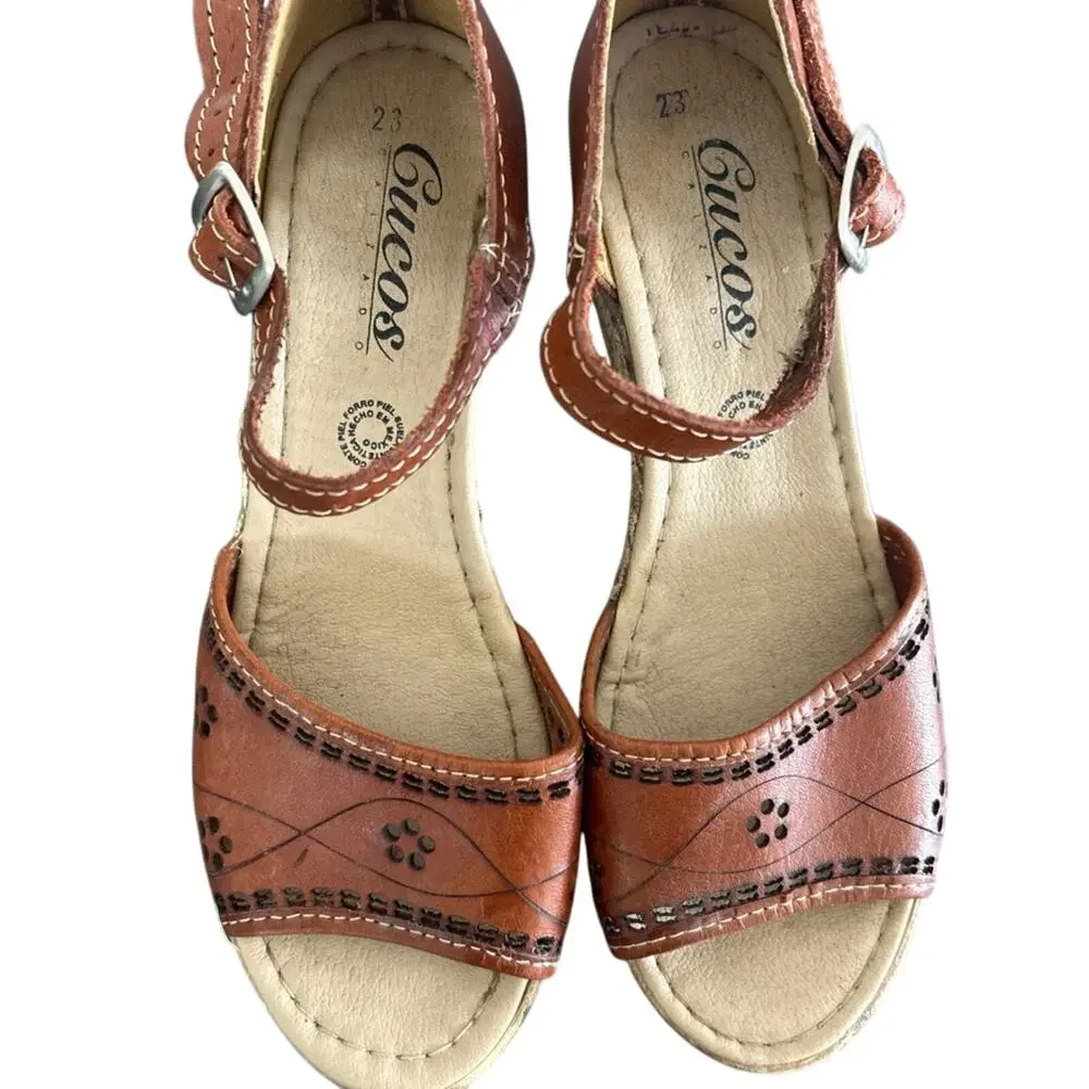 Cucos Women’s Brown Leather Sandals